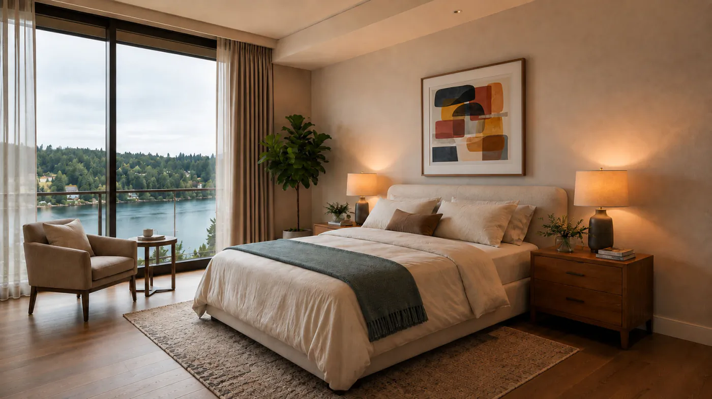 In the forest, Washington concept collection