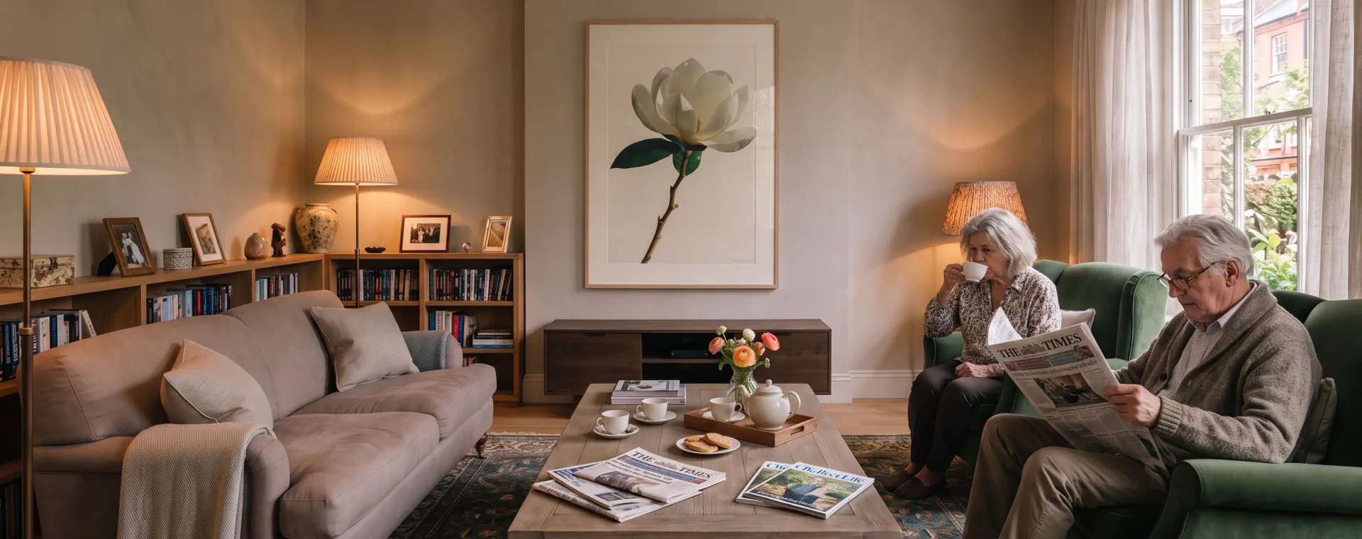 Original wallee artwork in a senior living residence
